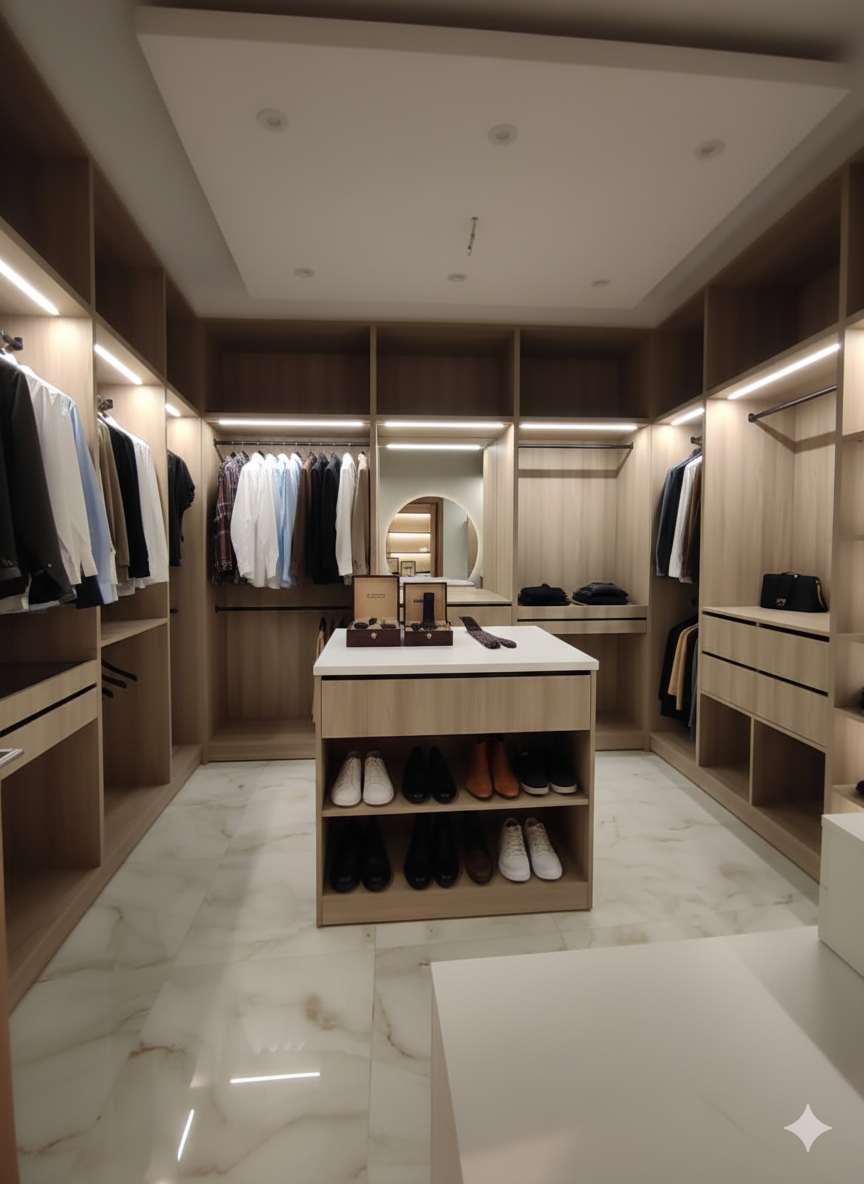 Custom bathroom cabinetry with elegant storage solutions